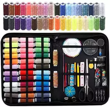 Inscraft Sewing Швейная машина 183 шт. 38 цветов Швейная Портативная швейная машина DIY Художественное шитье Одежда Удобный футляр для хранения Дом Дом Путешествия