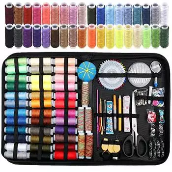 Inscraft Sewing Швейная машина 200 шт. 41 цвет Швейная Портативная швейная машина DIY Художественное шитье Одежда Удобный футляр для хранения Дом Дом Путешествия