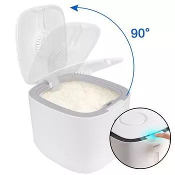 Insect-proof Kitchen Nano Buckets Moisture-proof Grain Pet Food Storage Container Sealed Rice Bucket Large Capacity Rice Box 5KG