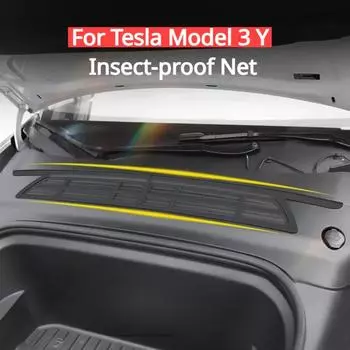 Insect-proof Net Front Trunk Air-conditioning Cover Intake Grille Clean Anti-insect Protective For Tesla Model 3 Y Accessories