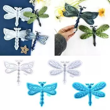 Силиконовые формы в форме насекомых, поделки своими руками, гипсовые формы, украшения для дома своими руками, форма для украшения стола с антипригарным покрытием 2 белый