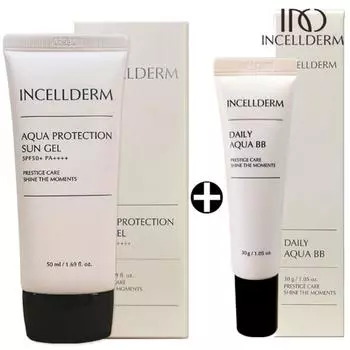 Inselderm Genuine Daily Sun Gel 50ml + BB 30g, 1 ea, 50ml