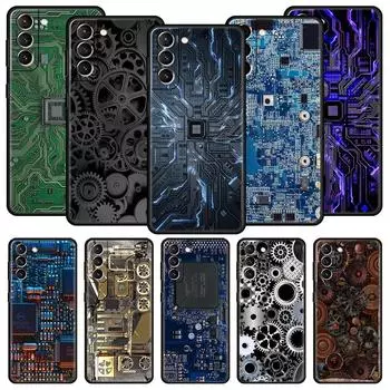 Внутренняя материнская плата, печатная плата, мягкий чехол для телефона Samsung Galaxy S23 S22 S21 S20 FE Ultra 5G S10 S10E S9 S8 Plus 10 20 Cover Galaxy S21 FE 5G