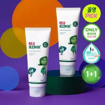 [INSIDE OUT 2 EDITION] Dr.G pH Cleansing Red Blemish Clear Soothing Foam 150 мл 1+1 набор