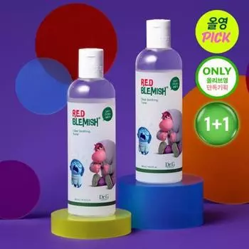 [INSIDE OUT 2 EDITION] Dr.G Red Blemish Clear Soothing Toner, 300 мл, набор 1+1