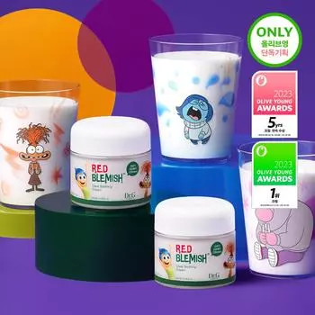 [INSIDE OUT 2 EDITION] Dr.G Red Blemish Clear успокаивающий крем, 70 мл, 1+1 набор