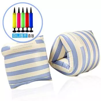 InSight летняя игра с водой, кольцо на руку, трубка, бесплатный подарок, мини-насос, In Sight, синяя полоска, 1 шт., корейские водные забавные предметы