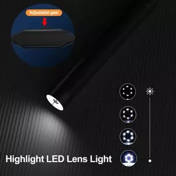 Инспекционная эндоскопическая камера для телефона с подсветкой IP67, водонепроницаемая, легкое подключение, 1080P, бороскопическая инспекционная камера для iPhone 2M