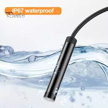 Инспекционная эндоскопическая камера для телефона с подсветкой IP67, водонепроницаемая, легкое подключение, 1080P, бороскопическая инспекционная камера для iPhone 3M