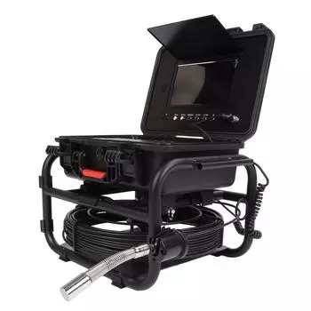 Инспекционный бороскоп 1080P со встроенной клавиатурой, 9-дюймовым IPS ЖК-дисплеем, аккумулятором 4500 мАч, видеотрубкой 16 ГБ UK Plug