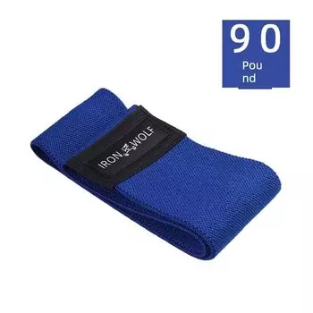 Instagram Squat Yoga Tension Strap Men Women Hip Strengthening Circle Blue 90 Pounds