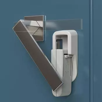 Install Firm Kids Baby Safety Locks Anti Open Door Lock Door Lever Lock Child Protection Equipment серый