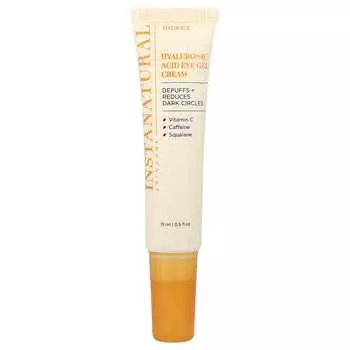 InstaNatural Гель-крем для глаз с гиалуроновой кислотой, 15 мл (0,5 жидких унций)
