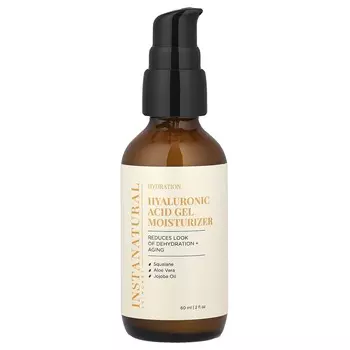 InstaNatural Гель-увлажнитель с гиалуроновой кислотой, 60 мл (2 жидкие унции)
