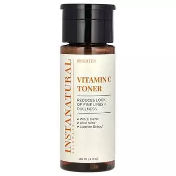 InstaNatural, уход за кожей, тоник с витамином С, 120 мл (4 жидких унции)