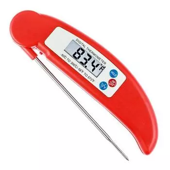 Instant Digital Read Thermometer Food Folding Probe For Bbq Kitchen Cooking Meat
