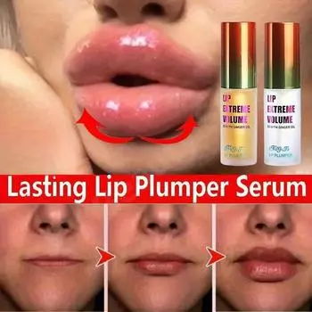 Instant Lip Plumper Serum — стойкое, придающее объем и увлажняющее масло для более полных и гладких губ Mint Lip Lubricant