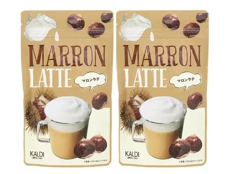 Instant Marron Latte 150g KALDI Autumn Chestnut Scent Rich Milk Great for Milk or Coffee