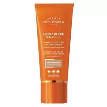 Institut Esthederm Bronz Repair Face Care Золотой натуральный загар Strong Sun 50 мл