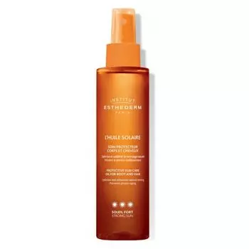Institut Esthederm Солнцезащитное масло для тела и волос Strong Sun 150мл