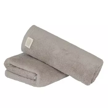 Институт полотенец Банное полотенце светло-серого цвета, набор из 2 шт. Характеристики отеля Пушистый, быстро впитывающий хлопок Прочный, мало линяет Цвета на выбор Япония