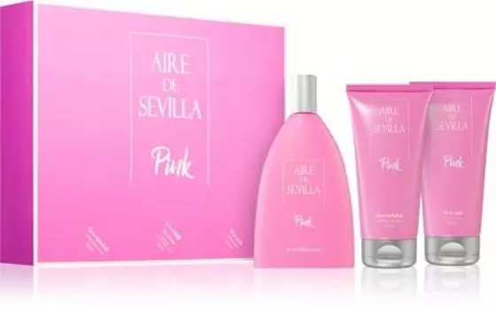 Instituto Espaol Aire De Sevilla Розовый подарочный набор для женщин TU прозрачный