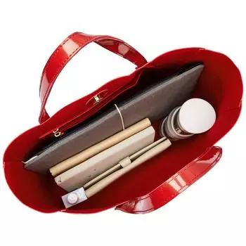 Инструкция по уходу за женской сумочкой: Протрите чистой сухой тканью, чтобы удалить пыль 17 x 15 x 5 in красный