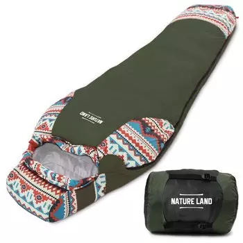 Инструктор NATURE LAND Sleeping Sleeping Blanket Fabric All Outdoor Olive [Рекомендуется для кемпинга] Сумка, Сумка, Компактная, Характеристики, Сезоны, Кемпинг,