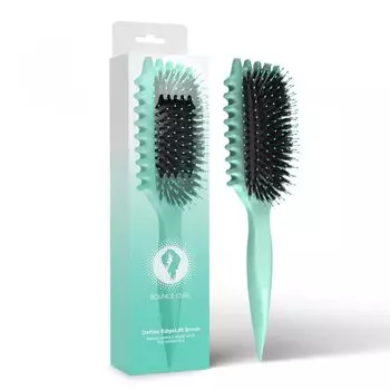 Инструмент Bounce Curl Define EdgeLift для легкого создания и уменьшения пушистости Teal Brush, 5-в-1 локоны, волны, завитки, - чирковый