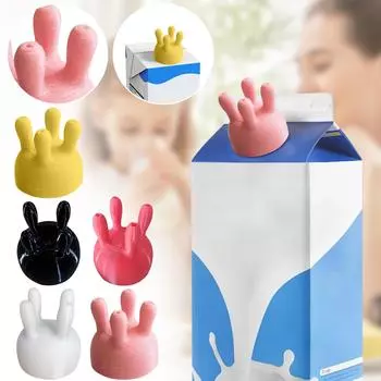 Инструмент для 3D-печати доильного аппарата Крышка для бутылки молока, креативная крышка для бутылки, смешная и юмористическая крышка для бутылки, отводчик молока One Size белый