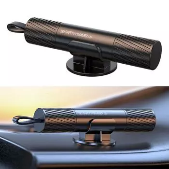 Инструмент для аварийной эвакуации из автомобиля, аварийный молоток для разбивания оконного стекла и резака для ремней безопасности, автомобильный аварийный молоток для быстрого спасения красный