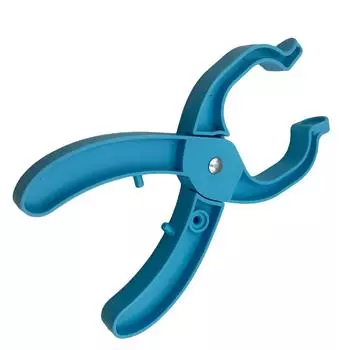 Инструмент для безопасных глаз Практичный инструмент для защелкивания глаз Инструмент для вязания крючком Вспомогательный инструмент Материалы для изготовления безопасных глаз для крепления безопасных глаз синий