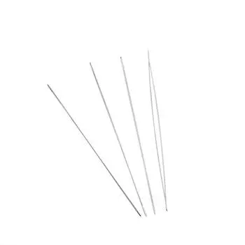 Инструмент для бисероплетения своими руками — игла с большим ушком для проектов своими руками, вязания крючком и нанизывания бусин Будды. Идеально подходит для изготовления изящных ручных ожерелий.