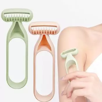 Инструмент для бритья для волос Безболезненная макрозащитная сетка Мягкий нежный острый косметический инструмент Удобный захват Нож для бритвы для волос под мышками для дома