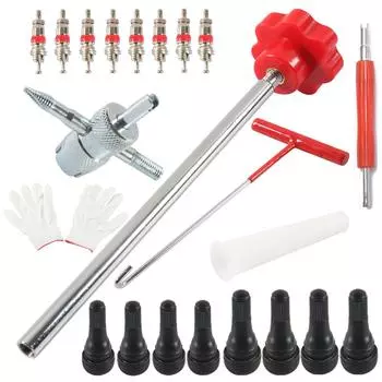 Инструмент для быстрой замены вентиля шины для сердечника штока вентиля автомобильной шины, набор инструментов для быстрой замены