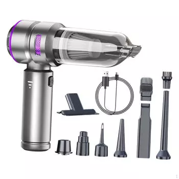 Инструмент для чистки автомобиля от пыли и шерсти домашних животных Silver Purple