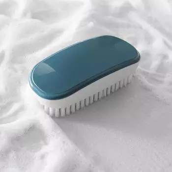 Инструмент для чистки кухни, ванной комнаты, пластиковая щетка для стирки одежды, щетка для чистки носков обуви, бытовая щетка для стирки рук с жесткой щетиной синий