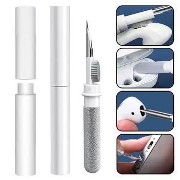 Инструмент для чистки наушников Bluetooth для Airpods Pro 3 2 1, прочный набор для чистки чехла для наушников, чистые щетки чёрный