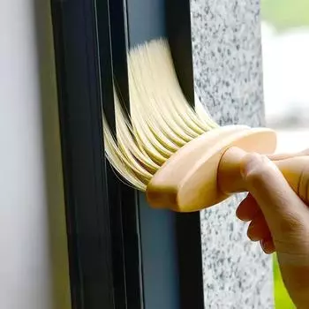 Инструмент для чистки пазов, многофункциональный набор для настольных щелей, щетка для чистки щелей, щетка для чистки домашней кухни и ванной комнаты, средство для удаления грязи для отелей жёлтый