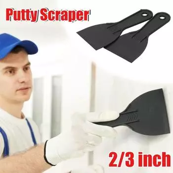 Инструмент для чистки пола и стен Пластиковый шпатель Замазка для автомобиля Заплатка для обоев Скребок для шпатлевки Шпатель для шпатлевки Лопатка для штукатурки 3inch