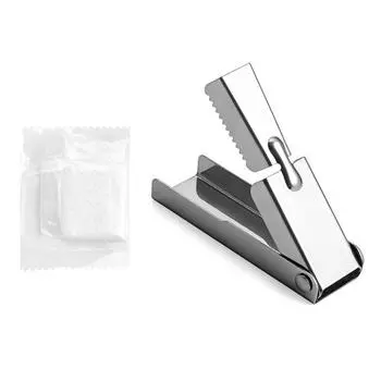 Инструмент для чистки раковых панцирей, нержавеющая сталь, креветкочистка, легкое удаление раковых хвостов, компактное устройство для чистки морепродуктов, безопасное для ногтей приспособление для чистки раков 1pc