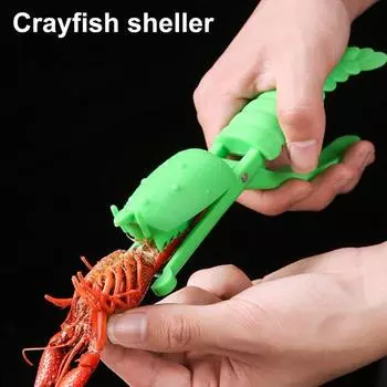 Инструмент для чистки раковых раковин Инструмент для чистки хвостов креветок для морепродуктов Легкое устройство для чистки раков Безопасная машина для чистки раков Можно мыть в посудомоечной машине Многофункциональный гаджет 2pcs синий