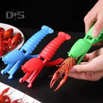 Инструмент для чистки раковых раковин Инструмент для чистки хвостов креветок для морепродуктов Легкое устройство для чистки раков Безопасная машина для чистки раков Можно мыть в посудомоечной машине Многофункциональная кухня 2pcs красный