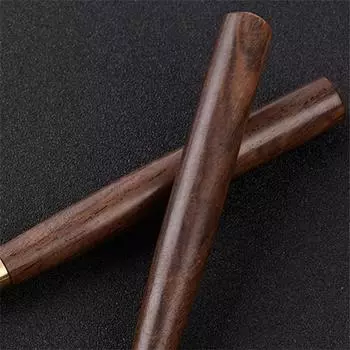 Инструмент для чистки, ручка из черного дерева, силиконовая головка щетки для мощной чистки, щетка для протирания чая, черная сандаловая щетка для чая