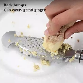 Инструмент для чистки рыбы. Средство для удаления накипи из нержавеющей стали с канавками. Скребок для рыбы с двумя рядами зубьев. Эргономичная ручка. Очиститель царапин от рыбьей чешуи.