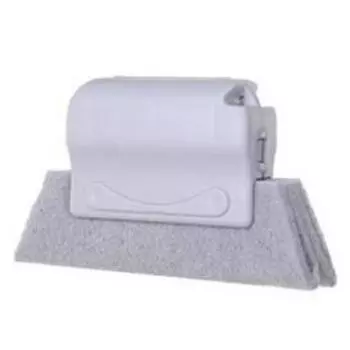 Инструмент для чистки щелей окон, тряпка для пазов стекла и зеркал, щетка для пазов раздвижных дверей и окон, щетка для пыли серый