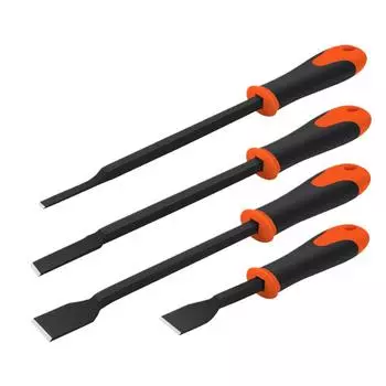 Инструмент для чистки скребком для автомобиля 4 шт., не царапающий автомобиль, многоцелевой шпатель для удаления масляных пятен, устойчивый к маслу, для чистки кухни оранжевый