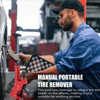 Инструмент для демонтажа шин Красный инструмент для снятия шин велосипеда Ручной портативный рычаг для шин грузовика Металлическая конструкция для шин автобуса CHINA