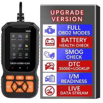 Инструмент для диагностики автомобиля. Система двигателя автомобиля. Пожизненный бесплатный автомобильный считыватель кодов DTC. Профессиональный диагностический автомобильный датчик кислорода. Тест OBD2-сканер. Black