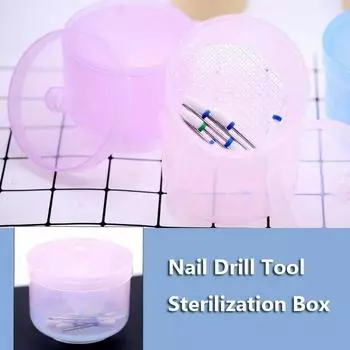 Инструмент для дизайна ногтей, чашка для дезинфекции, инструмент для ногтей, чистый стерилизатор, коробка для маникюра, инструмент